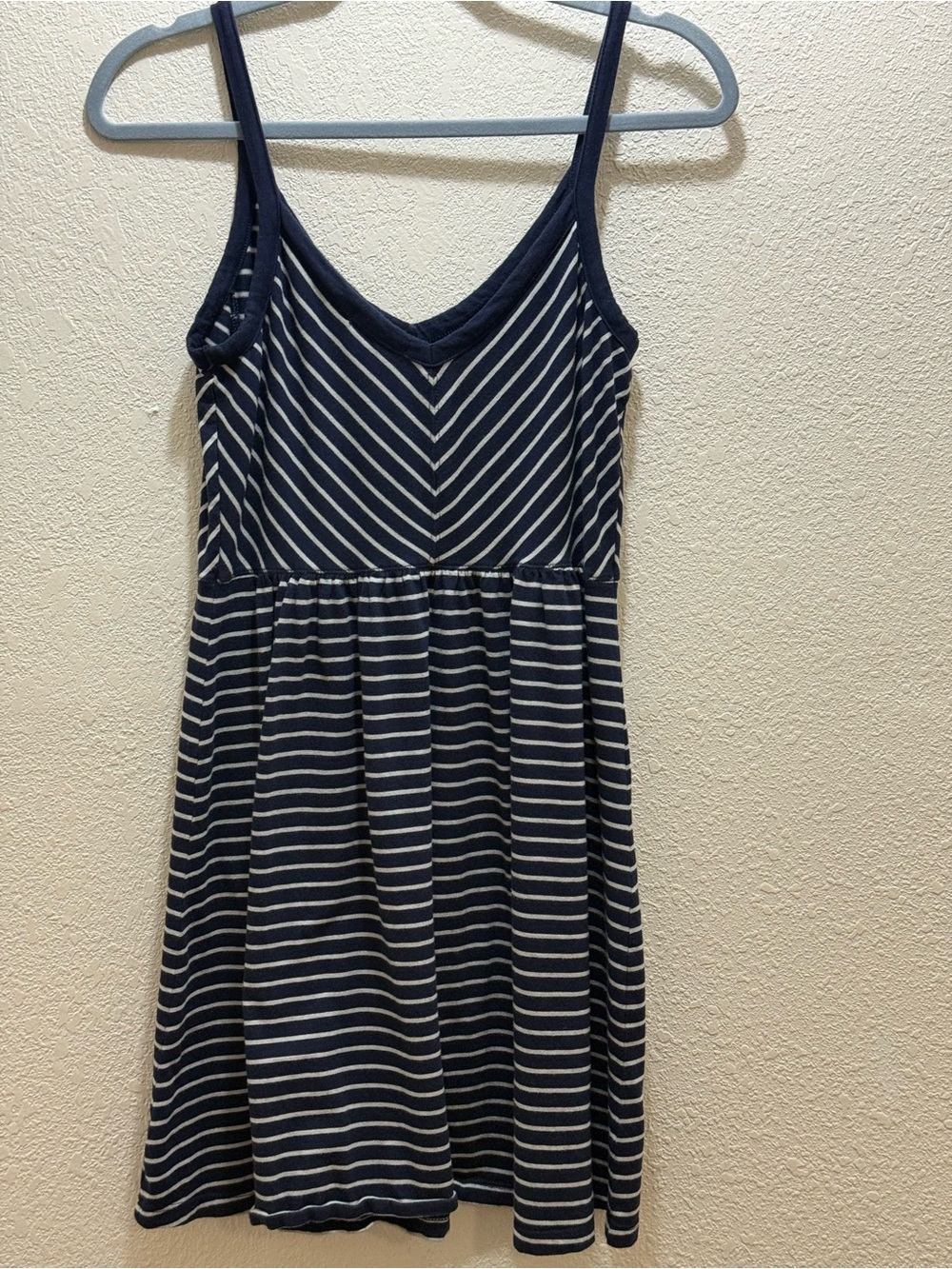 GAP Navy and White Striped Sundress